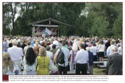 2013 - Radaja (Sigovo) külas toimub alates 2008. aastast festival „Setomaa. Perride kokkotulõk“. Seto lipp aitab ühendada mõlemal pool piiri elavaid setosid. 
Foto: Ahto Raudoja